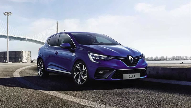 Renault Clio color azul rayo